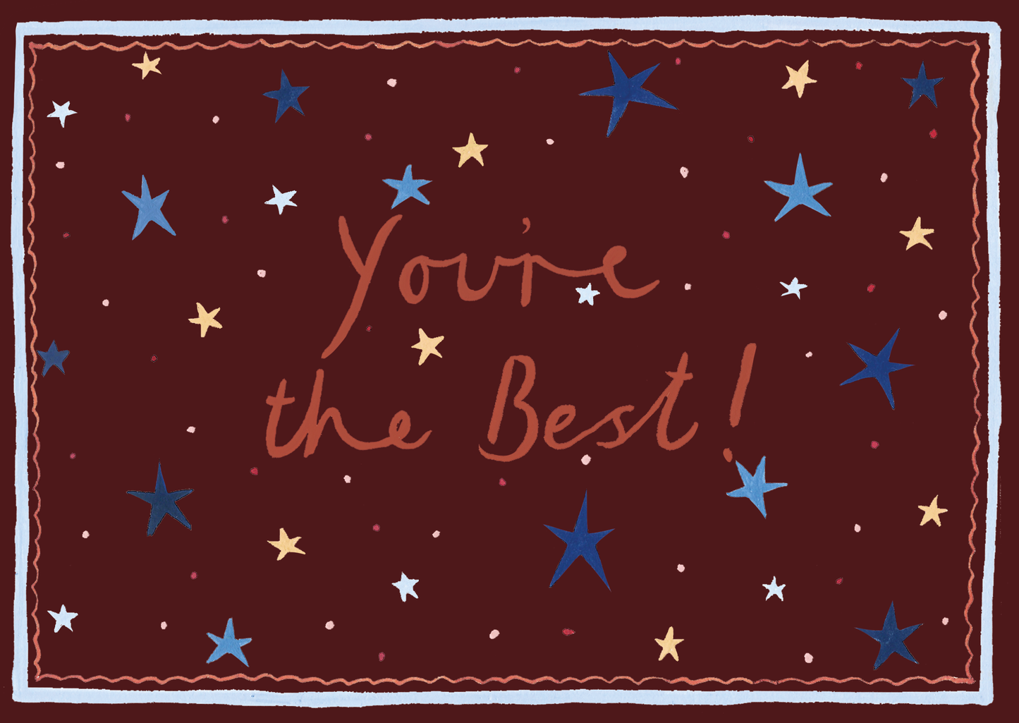 You're the Best card