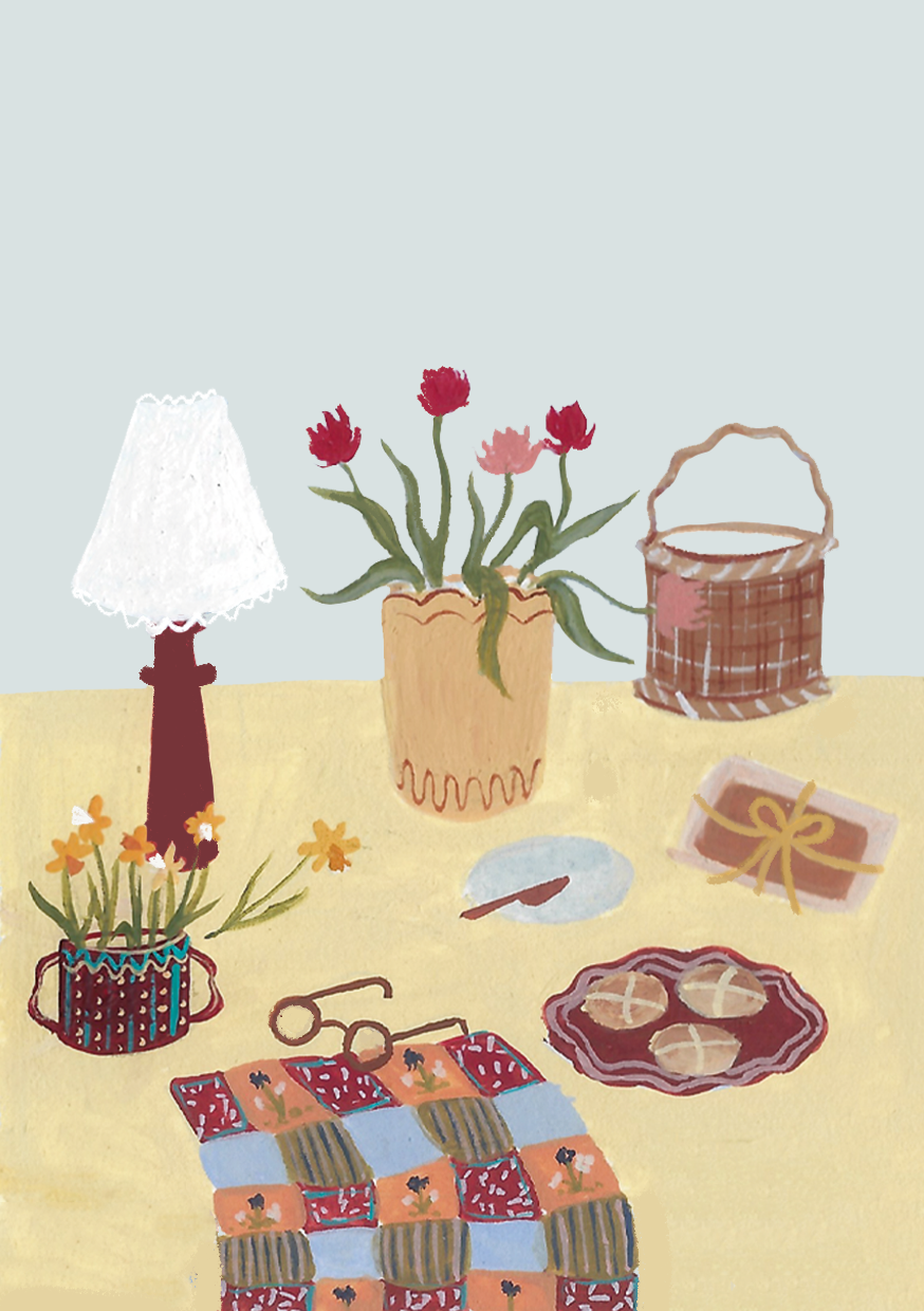 Spring Table Mini Card