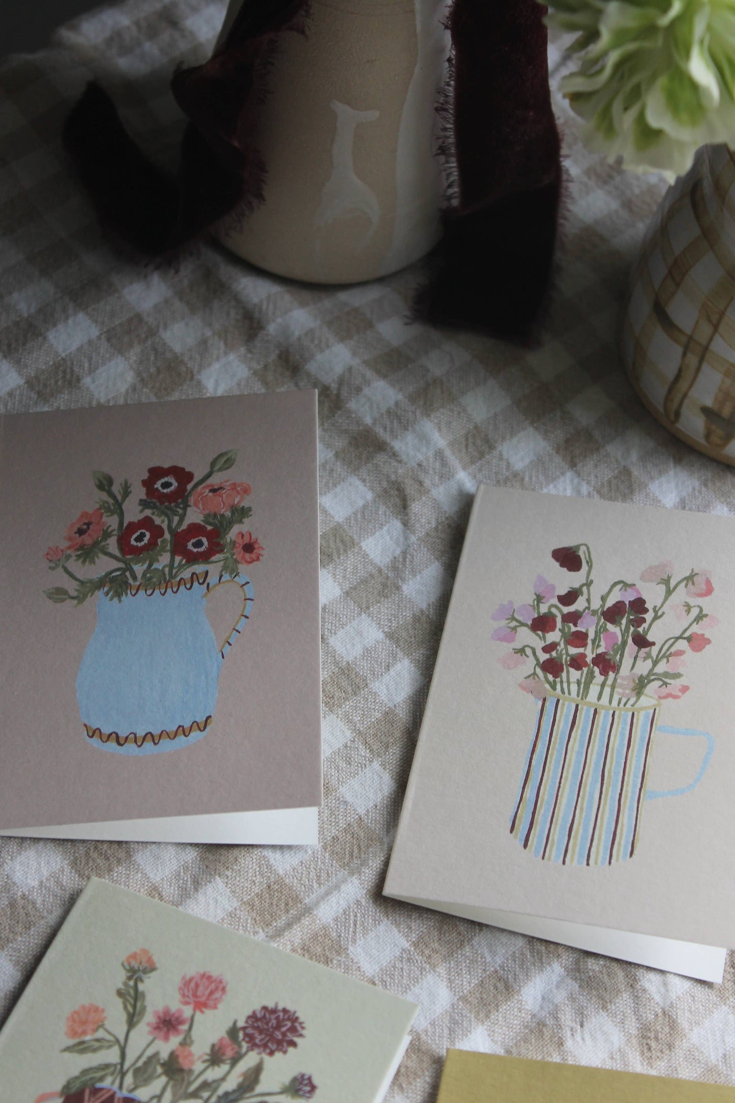 Sweet Peas Mini Card