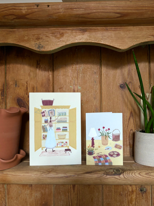 Spring Table Mini Card