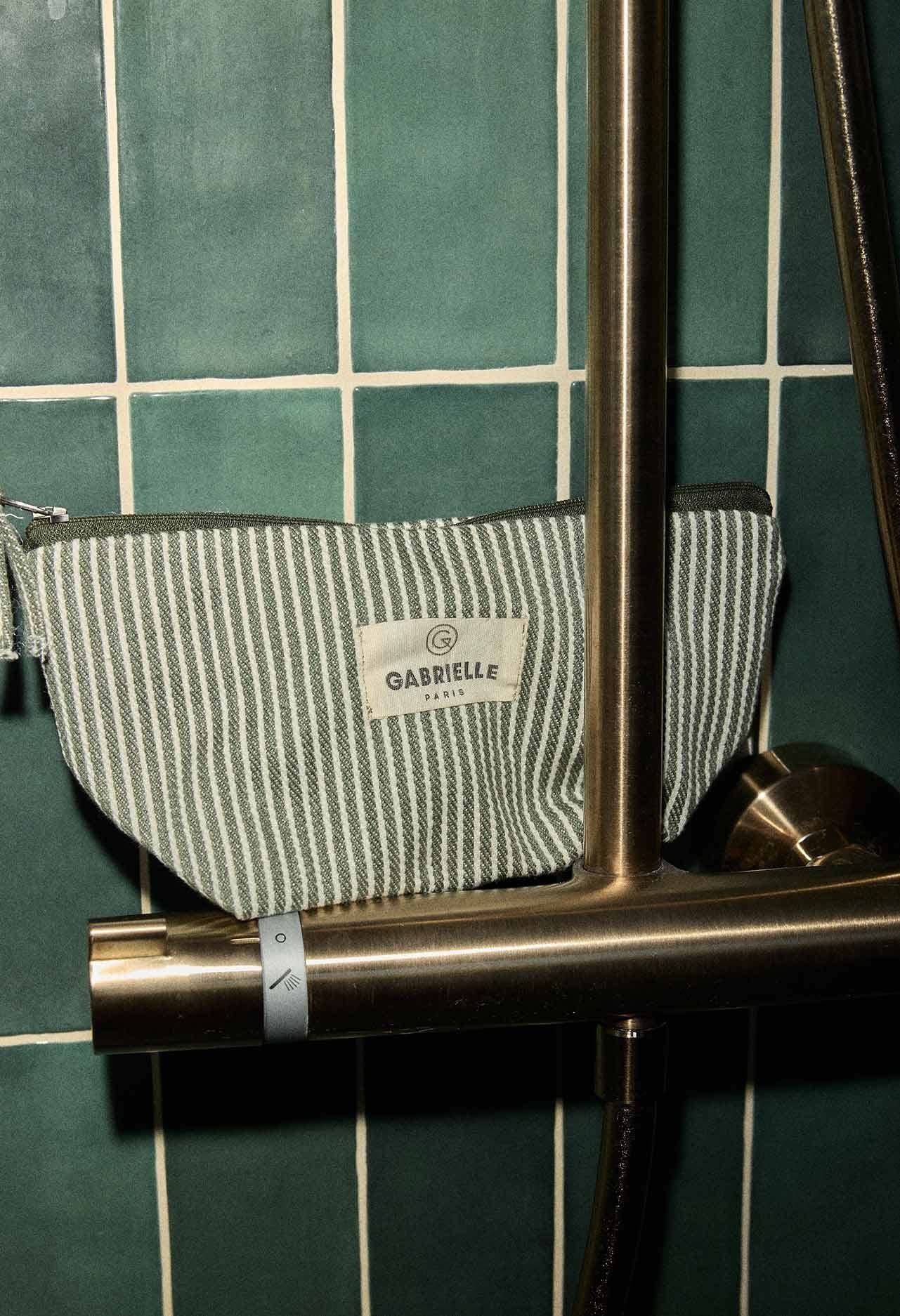 Quartz Stripes Cotton Beauty Kit