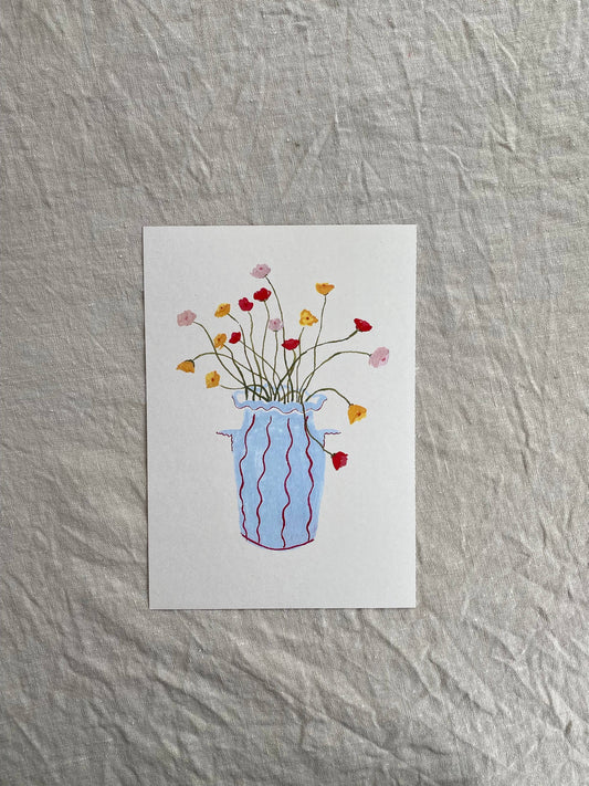 Cheerful Bloom Print (A5)