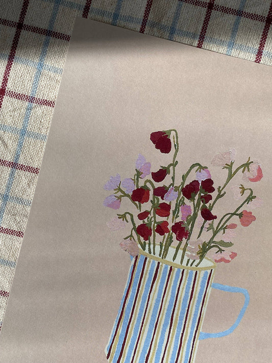 Sweet Pea Print (A5)