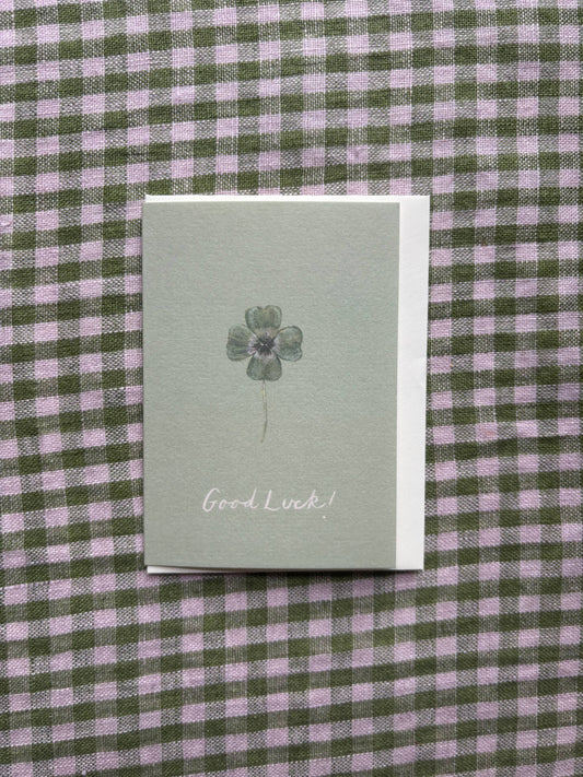 Good Luck Mini Card