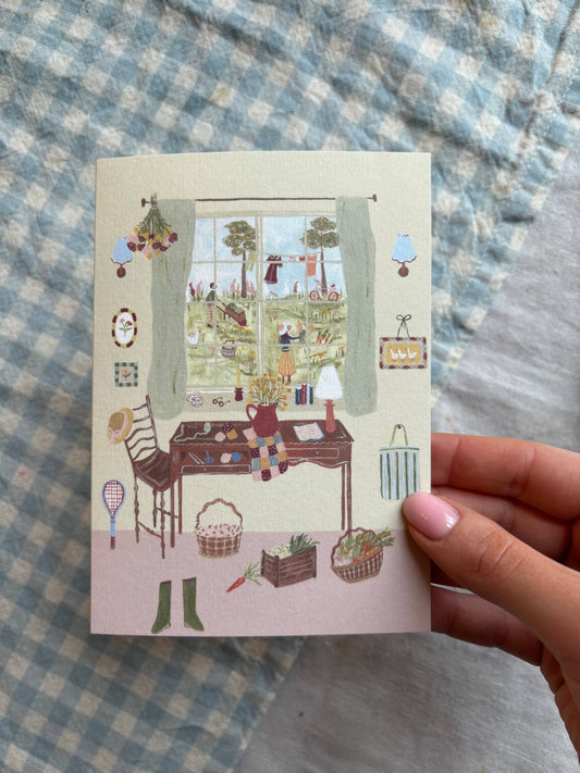 Patchwork Quilt Card