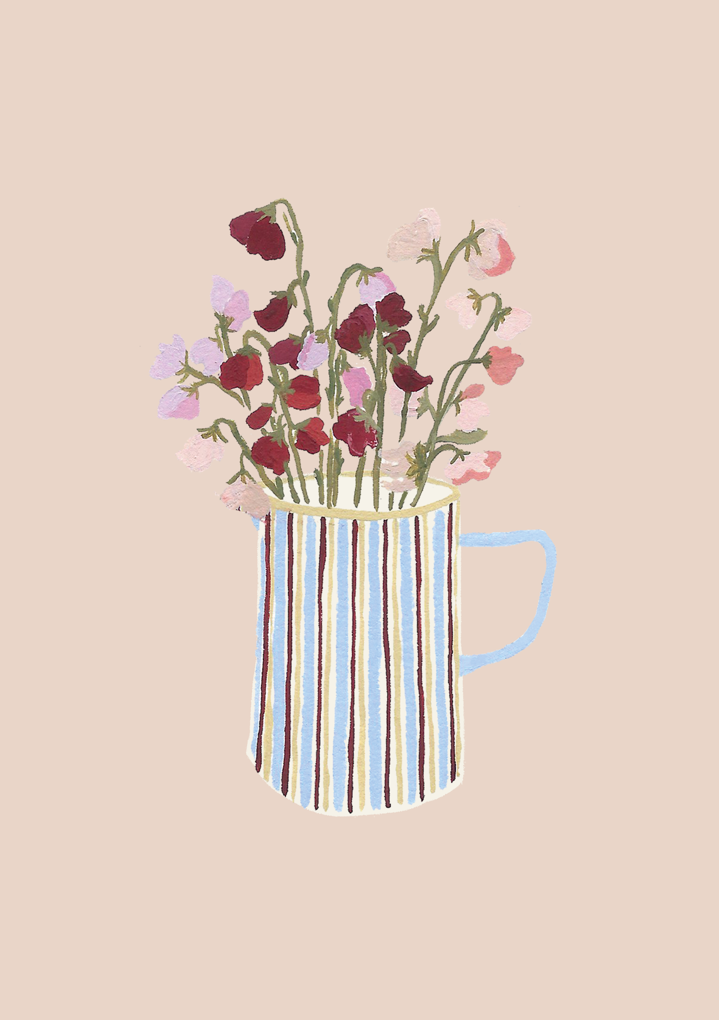 Sweet Pea Print (A5)
