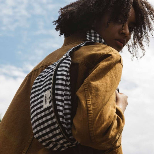 Gingham Cotton Fanny Pack