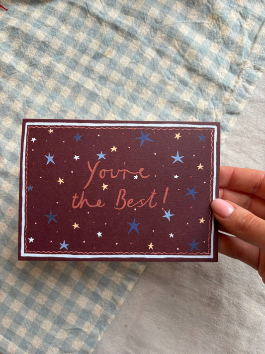 You're the Best card